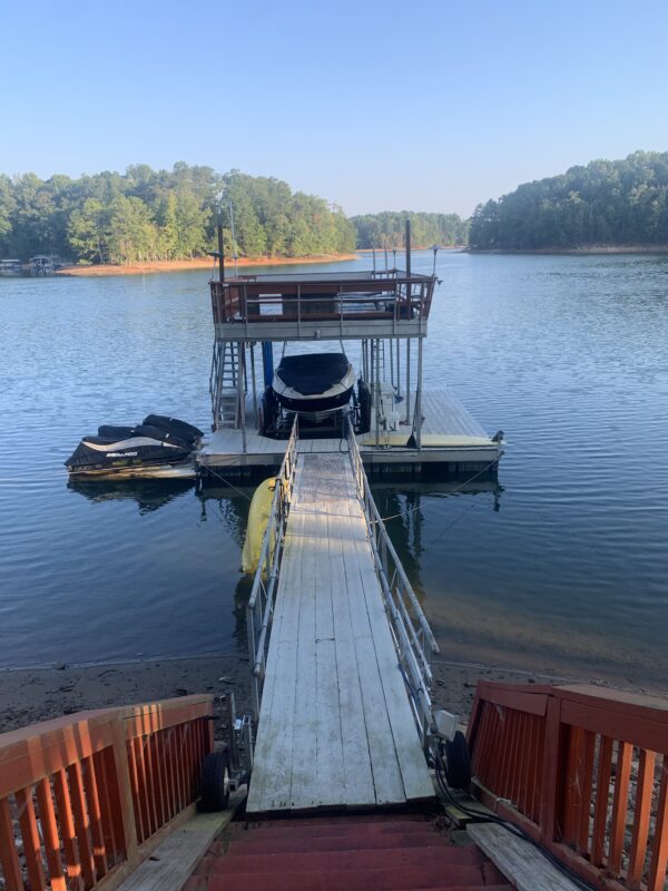 24' x 28' Flat Top with Sundeck Galvanized Steel Dock - Image 2