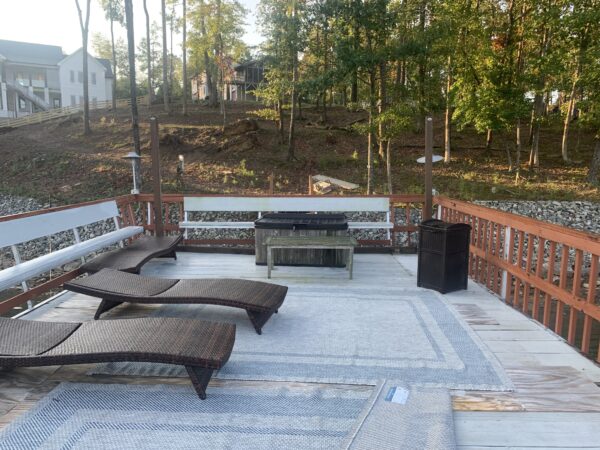 24' x 28' Flat Top with Sundeck Galvanized Steel Dock - Image 4