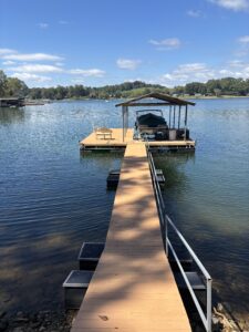 Boat Dock Moving on Lake Lanier