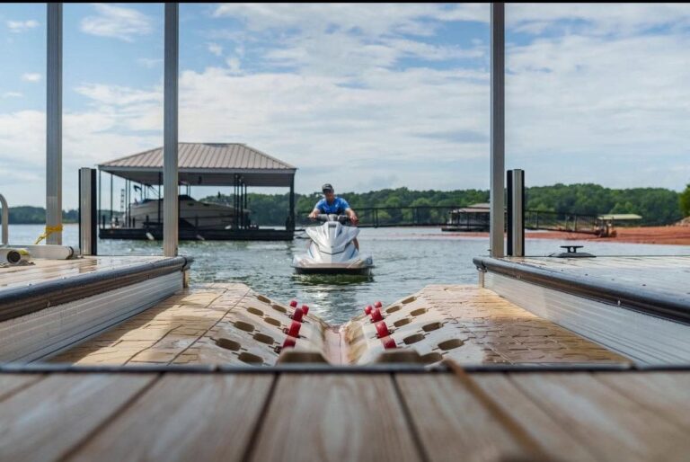 Wave Armor floating PWC Ports for Lake Allatoona